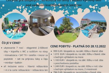 CVIČENIA PRE DETI i DOSPELÝCH